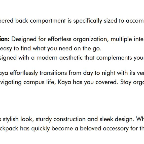 New CALPAK Backpack - Kaye 15” - BLACK NWT - Only 3 Left!! - Picture 9 of 11